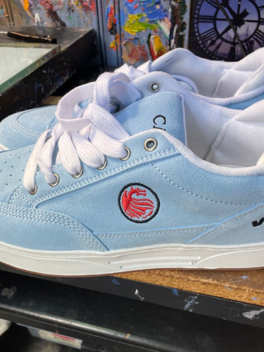 Vans Skate Cab 4 Baby Blue Size US 11 Men New VN000D3J689 Skateboard Sneakers
